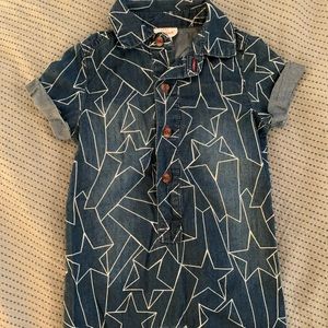 Stars Shorts Coveralls Jumpsuit